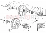 DUCATI 1998 Monster 600 Dark WHEELS » FRONT WHEEL