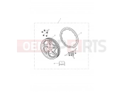 TRIUMPH THUNDERBIRD Rear Pulley, Chrome