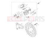 TRIUMPH SCRAMBLER EFI Rear Brake Caliper & Disc