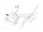 DUCATI Diavel Chromo R.h. footrests