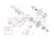 DUCATI Diavel Chromo Rear wheel axle