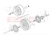 DUCATI Diavel Chromo Front and rear wheels