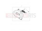 Triumph 2022 STREET SCRAMBLER Sprocket Cover Kit, Chrome