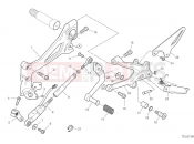 Left footrest & gear shift pedal - Ducati Streetfighter V4 2024