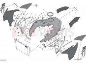 DUCATI Multistrada V2 S Upper fairings (Thrilling Black)