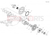 DUCATI 2024 Panigale V4 S Rear wheel spindle