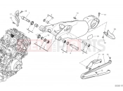DUCATI 2024 Panigale V4 S Rear swingarm