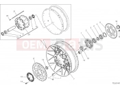 DUCATI Multistrada V4 S Full Rear Wheel Spoked