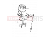 SUZUKI A100-4 N (1992) 16 - SPEEDOMETER (A100-4,K,L)