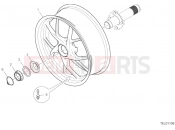 DUCATI 2019 Multistrada 1260 S Touring REAR WHEEL