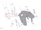 DUCATI 2024 Multistrada V4 Rally Front mudguard