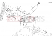 DUCATI 2024 Multistrada V4 Rally Rear shock absorber