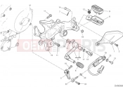 DUCATI Multistrada V4 S Left footrest & gear shift pedal