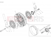DUCATI Multistrada V4 S Front spoked wheel