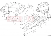 DUCATI Panigale V2 Left side fairings (Ducati Red)