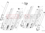 DUCATI 2024 Diavel V4 Front fork