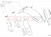 DUCATI 2024 DesertX Rally Front mudguard
