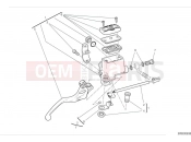 DUCATI 2024 DesertX Rally Front brake pump