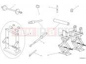 DUCATI 2024 DesertX Workshop service tools - frame