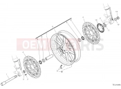 DUCATI Diavel 1260 S FRONT WHEEL