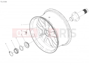 DUCATI Diavel 1260 S REAR WHEEL