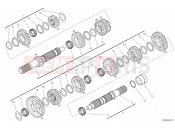 DUCATI Diavel 1260 S GEAR BOX