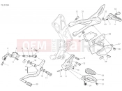 DUCATI Diavel 1260 S FOOTRESTS, LEFT