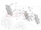 MOTOGUZZI V85 TT (EU) Front brake caliper