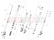 MOTOGUZZI V85 TT (EU) Front fork Kayaba