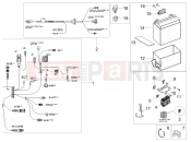 Rear electrical system - Motoguzzi V7 Stone Corsa 850 (EU) 2024