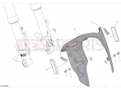 DUCATI 2024 Hypermotard 950 SP Front mudguard