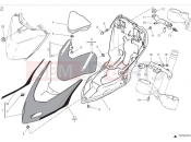 DUCATI 2024 Hypermotard 950 SP Headlight cowling