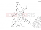 DUCATI 2024 Monster Exhaust silencer