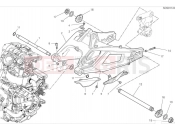 DUCATI 2024 Monster SP Rear swingarm