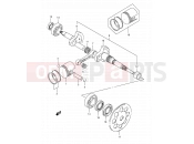 4 - CRANKSHAFT - Suzuki AE50 M (1991) Sepia (E28)