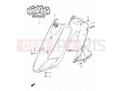 30 - LEG SHIELD (MODEL L/M) - Suzuki AE50 M (1991) Sepia (E28)