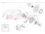 DUCATI 2018 Multistrada 1260 S Touring HUB, REAR WHEEL