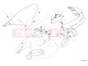 DUCATI 2018 Multistrada 1260 S Touring REAR MUDGUARD