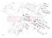 DUCATI 2018 Multistrada 1260 S Touring FOOTRESTS, LEFT