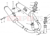 DUCATI 900 SS Final Ed. EXHAUST SYSTEM » EXHAUST SYSTEM