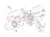 DUCATI Diavel AMG Water pump-altr-side