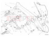 DUCATI Scrambler Classic FOOTRESTS, RIGHT