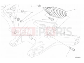 DUCATI 2017 Scrambler Cafe Racer REAR SUSPENSION