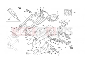 DUCATI Superbike 748 REAR FRAME - REAR FOOT RESTS