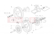 DUCATI Superbike 748 FRONT AND REAR WHEELS