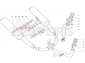 DUCATI 2002 Supersport 900 SS EXHAUST SYSTEM