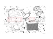 DUCATI Diavel Strada RADIATOR, WATER, LH