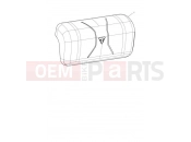 TRIUMPH Tiger 900 Rally Top Box Back Rest Kit, Trekker