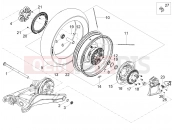 Rear wheel - Motoguzzi V85 TT E5+ (EU) 2024