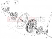 MOTOGUZZI V85 TT Strada E5+ (AU, JP) Front wheel